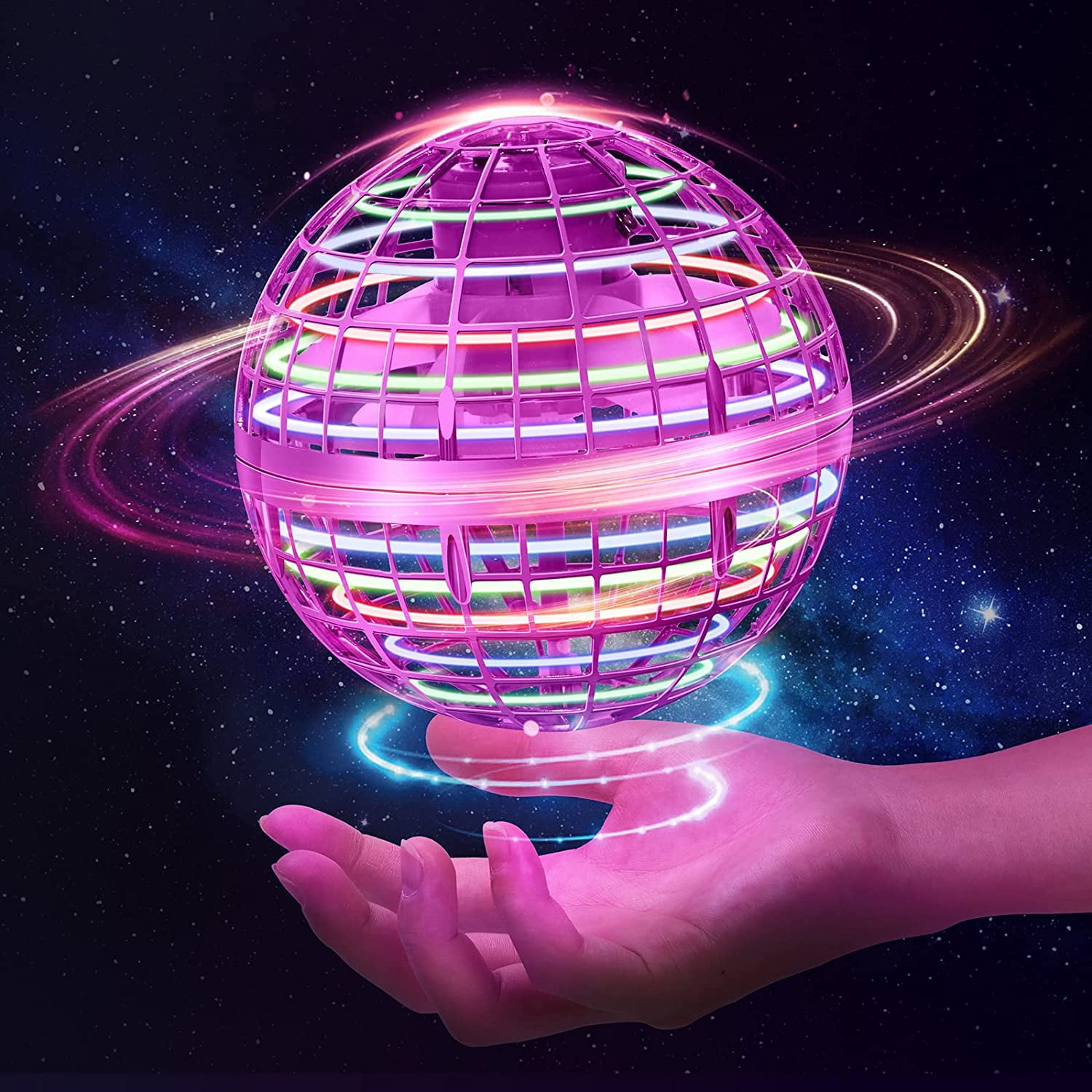 Pelota Voladora Flynova Pro Luz Rgb - Imagen 2